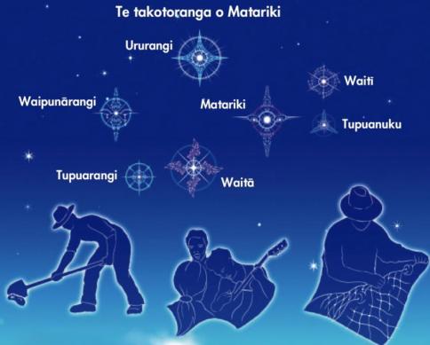 Ngā whetū o Matariki.